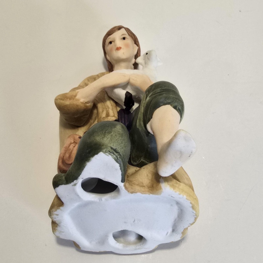 Nativity Set Porcelain Joseph Figure Vintage Christmas 3.5"‎ Tall Replacement - Picture 6 of 8